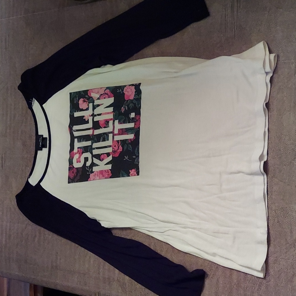RUE Graphic Ladies Shirt size m juniors